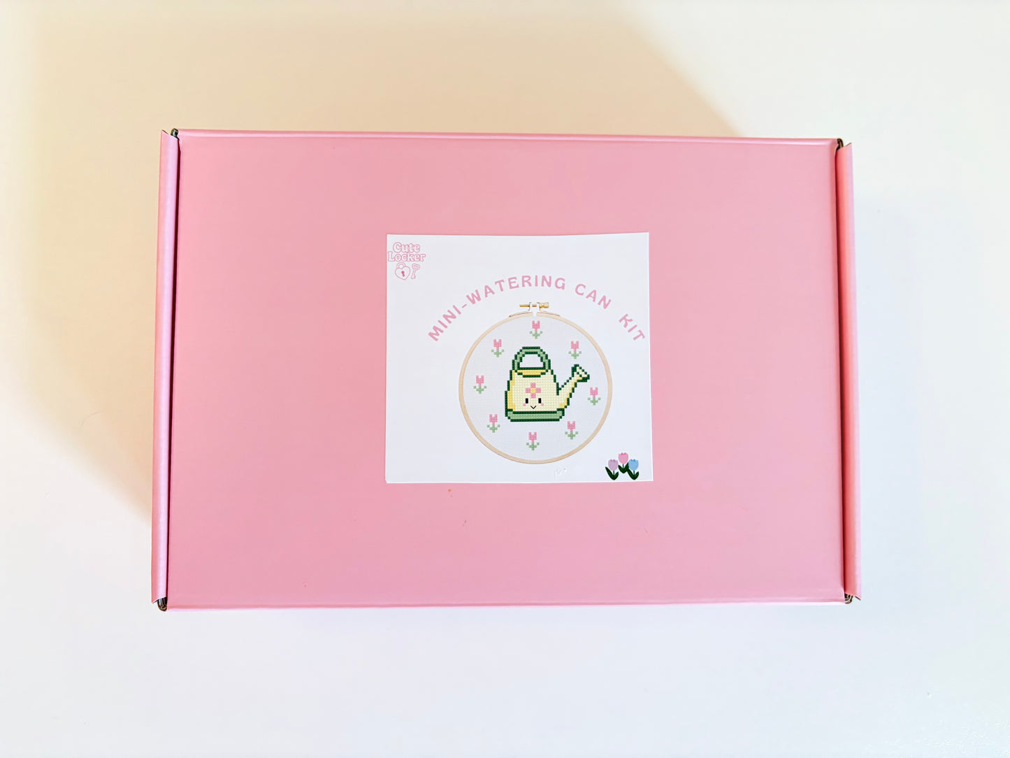 Mini Watering Can Cross-Stitch Kit