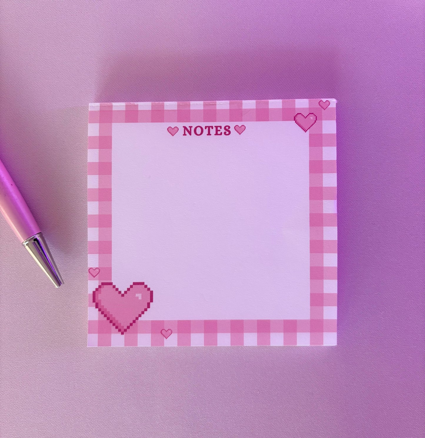 Mini bloc de notas Pixel Love