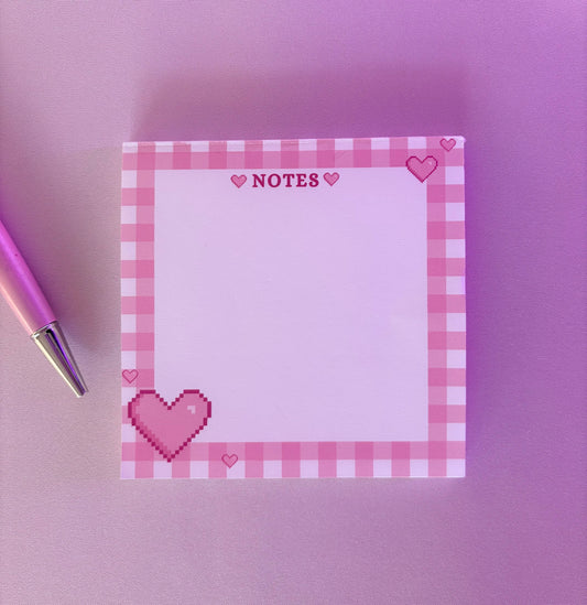 Pixel Love Mini Notepad