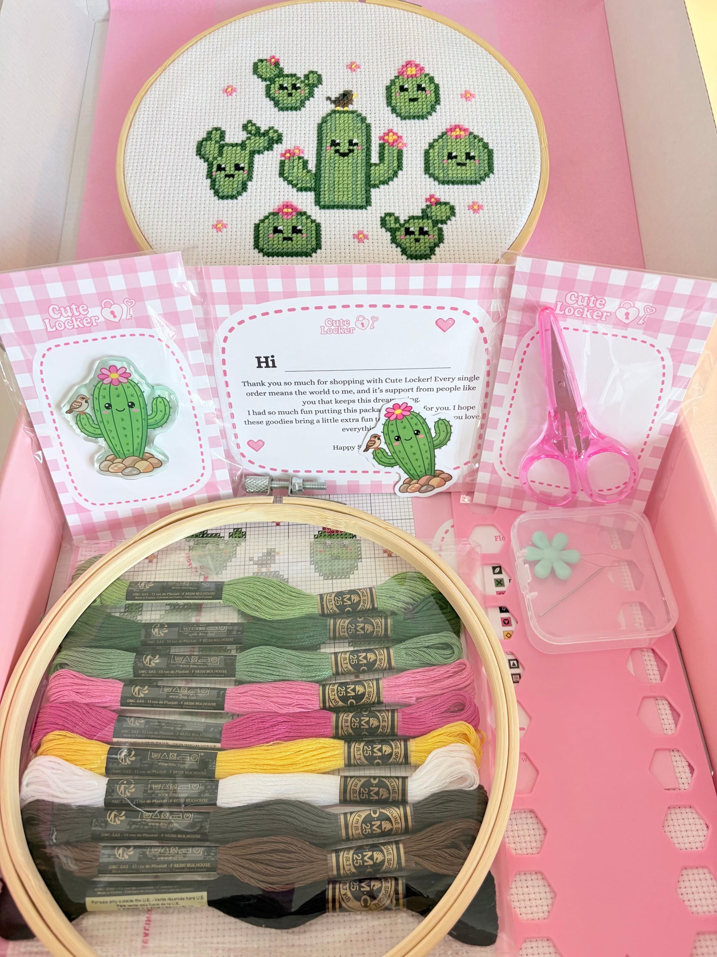 Cactus Cross-stitch Kit