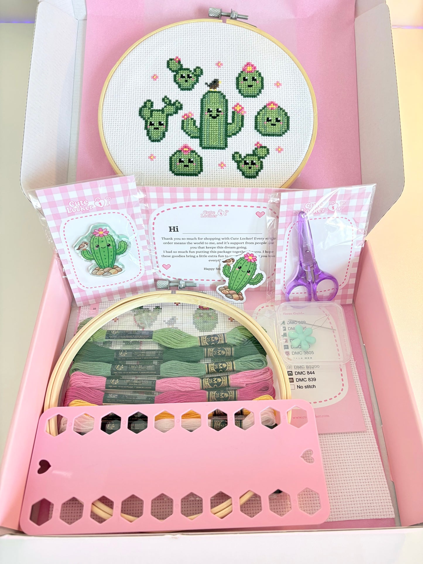 Cactus Cross-stitch Kit