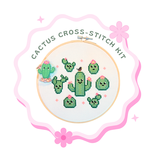 Cactus Cross-stitch Kit