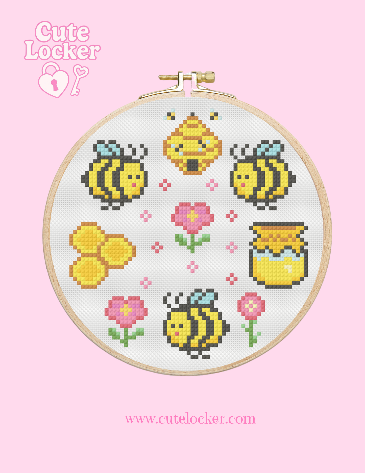 Spring Cross Stitch Pattern (Digital Download)