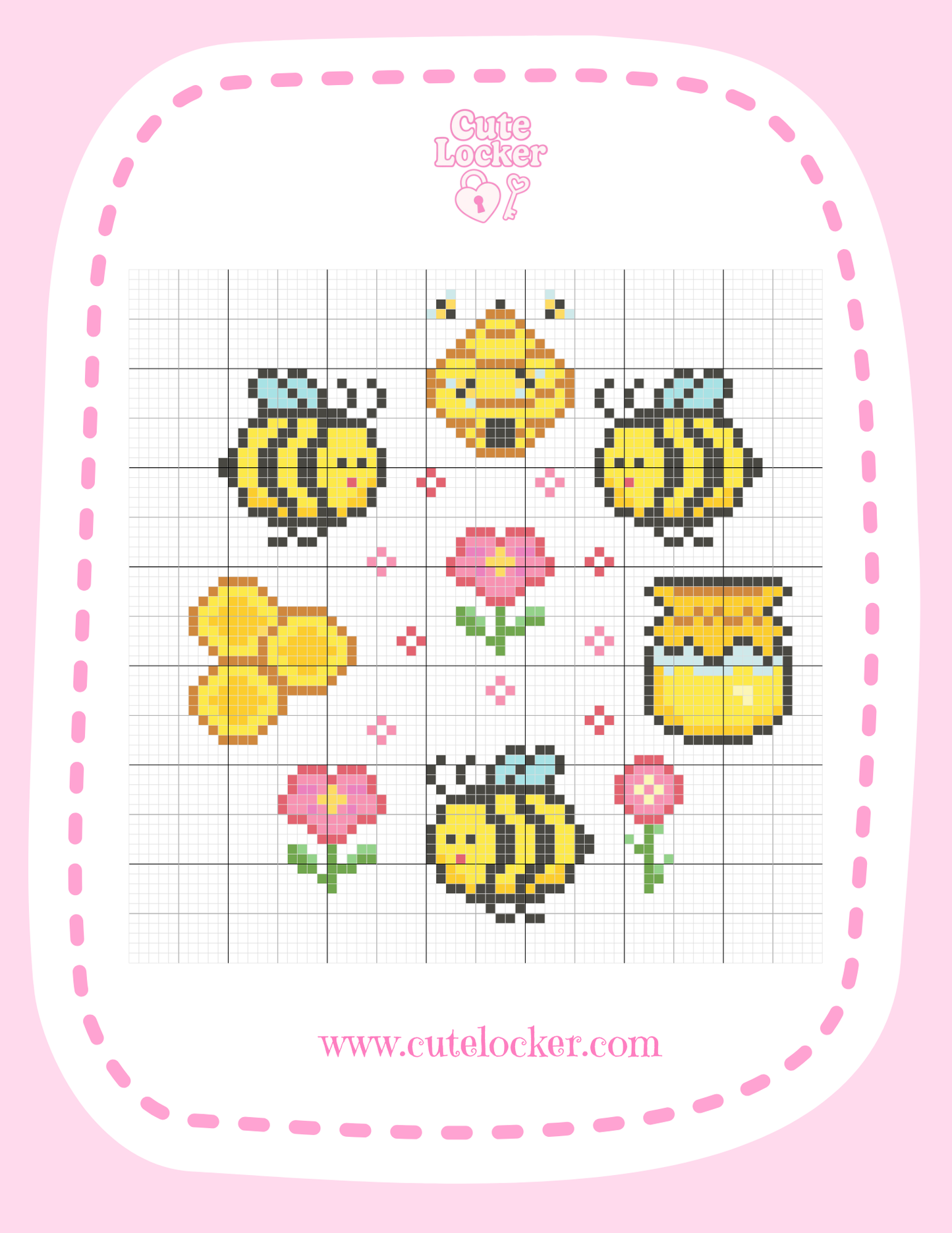 Spring Cross Stitch Pattern (Digital Download)