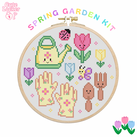 Spring Garden Cross-Stitch Kit
