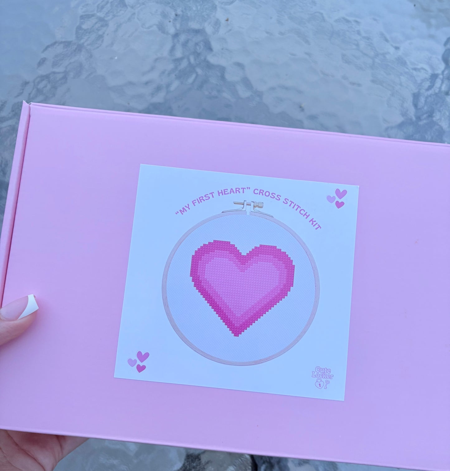 "My First Heart" Cross-Stitch Kit